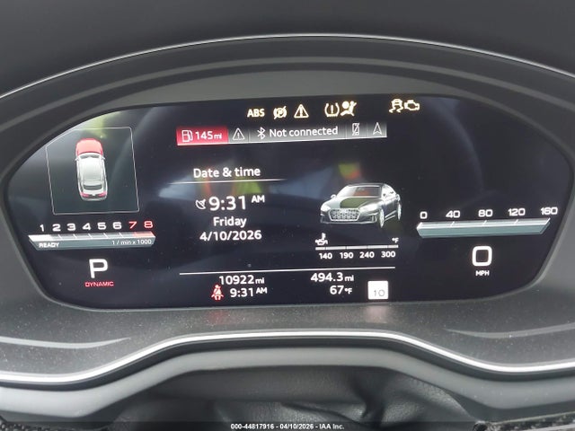 Продаж на аукціоні авто 2025 Audi A5 Sportback Premium Plus 45 Tfsi S Line Quattro S Tronic, vin: WAUFACF50SA002658, номер лоту: 44817916