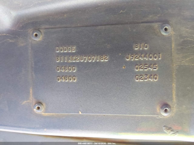 Продажа на аукционе авто 1972 Dodge B150 Van, vin: B11AE2J707182, номер лота: 44818011