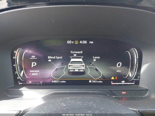 44818020 :رقم المزاد ، 5N1DL1FSXPC352420 vin ، 2023 Infiniti Qx60 Luxe Awd مزاد بيع
