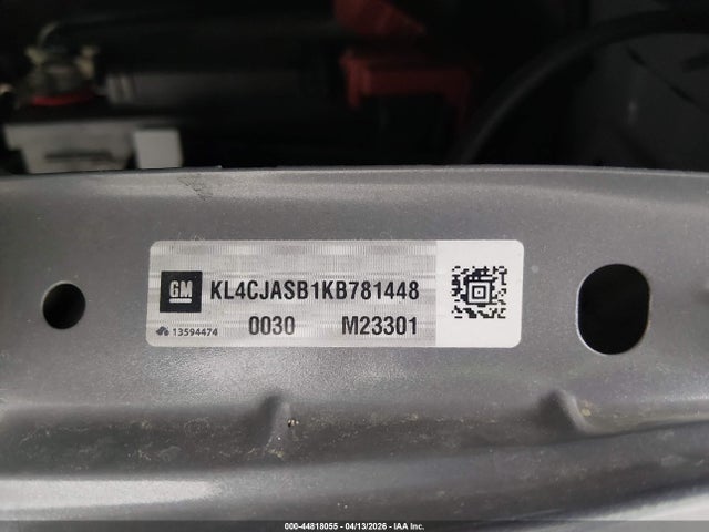 2019 Buick Encore Fwd Preferred მანქანა იყიდება აუქციონზე, vin: KL4CJASB1KB781448, აუქციონის ნომერი: 44818055