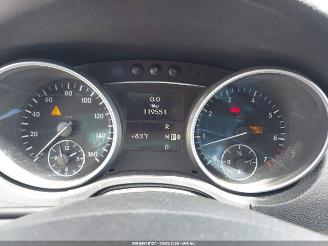 44818127 :رقم المزاد ، 4JGBB86E39A457196 vin ، 2009 Mercedes-benz Ml 350 4matic مزاد بيع