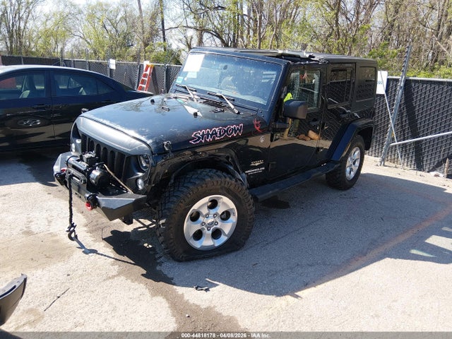 44818178 :رقم المزاد ، 1C4BJWEG2FL688136 vin ، 2015 Jeep Wrangler Unlimited Sahara مزاد بيع