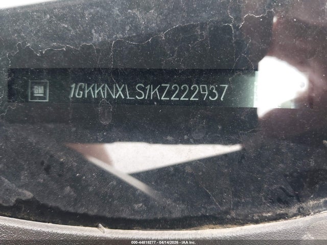 44818277 :رقم المزاد ، 1GKKNXLS1KZ222937 vin ، 2019 Gmc Acadia Denali مزاد بيع