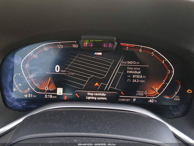 44818334 :رقم المزاد ، WBA7T2C00NCJ50934 vin ، 2022 Bmw 740 I مزاد بيع