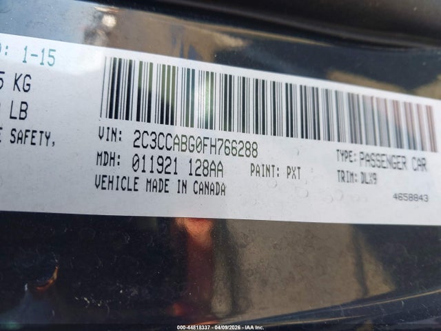 44818337 :رقم المزاد ، 2C3CCABG0FH766288 vin ، 2015 Chrysler 300 300s مزاد بيع