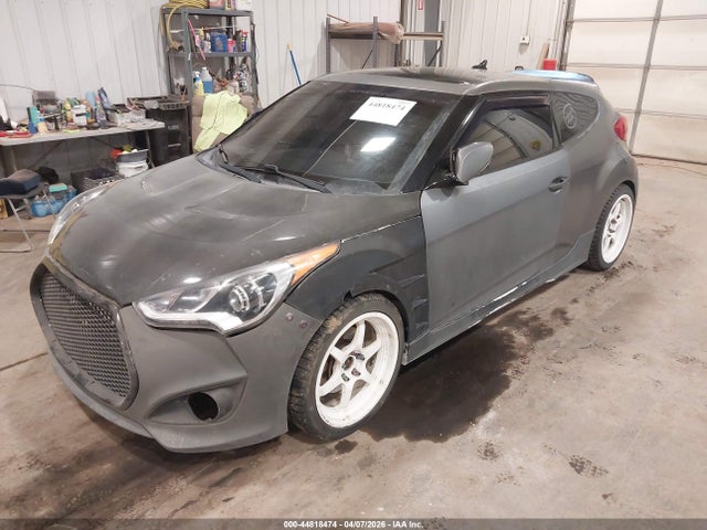 2016 Hyundai Veloster Turbo მანქანა იყიდება აუქციონზე, vin: KMHTC6AE1GU268703, აუქციონის ნომერი: 44818474
