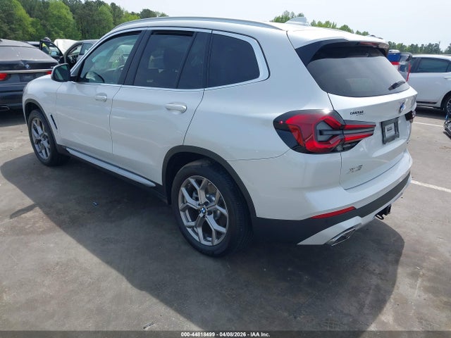 2022 Bmw X3 Xdrive30i მანქანა იყიდება აუქციონზე, vin: 5UX53DP02N9N08367, აუქციონის ნომერი: 44818499