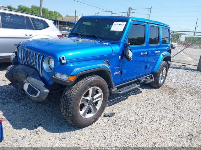 2021 Jeep Wrangler Unlimited Sahara 4x4 მანქანა იყიდება აუქციონზე, vin: 1C4HJXEG8MW789595, აუქციონის ნომერი: 44818562
