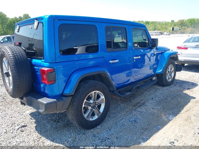 2021 Jeep Wrangler Unlimited Sahara 4x4 მანქანა იყიდება აუქციონზე, vin: 1C4HJXEG8MW789595, აუქციონის ნომერი: 44818562