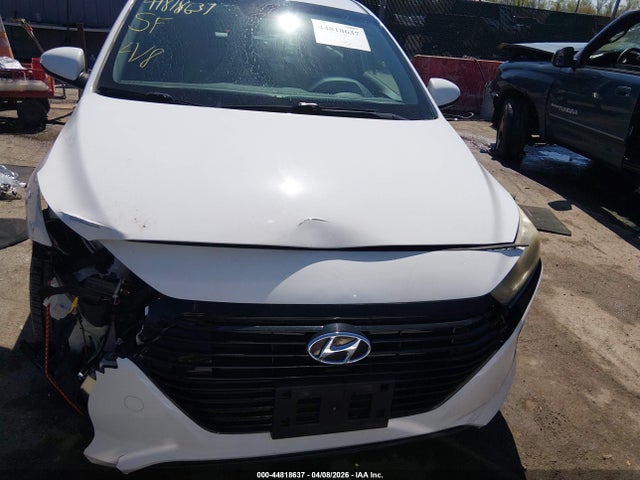 44818637 :رقم المزاد ، KMHC65LC1JU096046 vin ، 2018 Hyundai Ioniq Hybrid Blue مزاد بيع