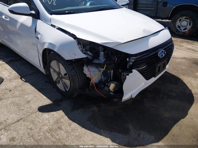 44818637 :رقم المزاد ، KMHC65LC1JU096046 vin ، 2018 Hyundai Ioniq Hybrid Blue مزاد بيع