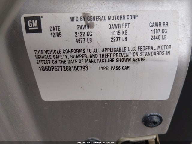 2006 CADILLAC CTS 1G6DP577260160793 Photo 8