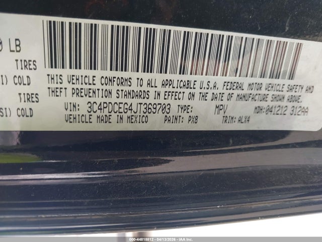 Dodge JOURNEY GT 2018 3C4PDCEG4JT369703 Image 9