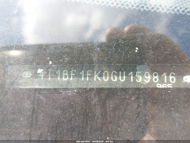 Toyota CAMRY SE 2016 4T1BF1FK0GU159816 Image 9