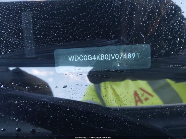 44819231 :رقم المزاد ، WDC0G4KB0JV074891 vin ، 2018 Mercedes-benz Glc 300 4matic مزاد بيع