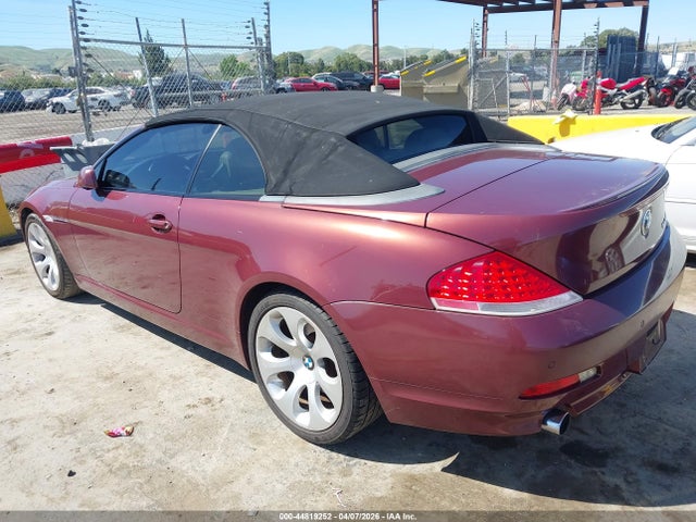 Продаж на аукціоні авто 2005 Bmw 645ci, vin: WBAEK73425B327807, номер лоту: 44819252