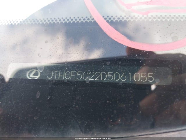 Продажа на аукционе авто 2013 Lexus Is 250, vin: JTHCF5C22D5061055, номер лота: 44819388