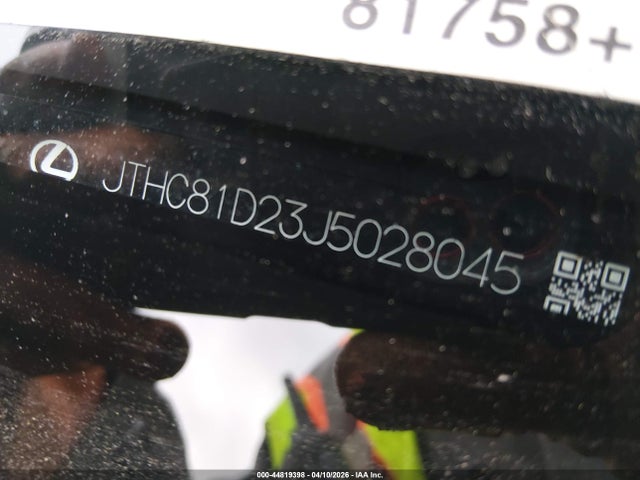 Aukcja sprzedaży 2018 Lexus Is 300, vin: JTHC81D23J5028045, numer aukcji: 44819398