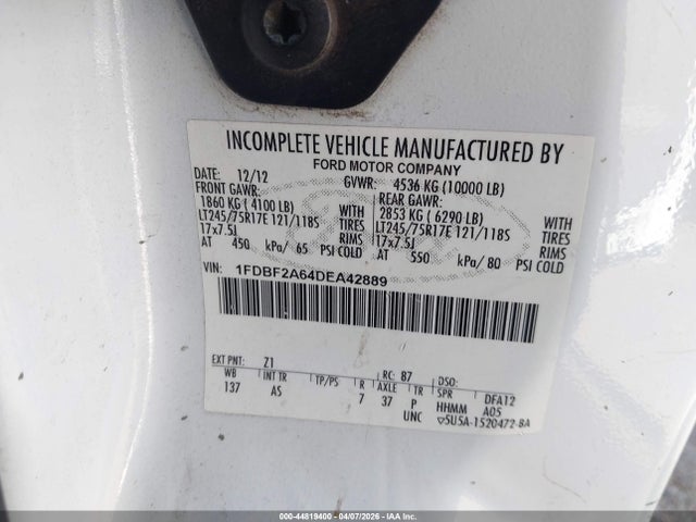 2013 FORD F-250 1FDBF2A64DEA42889 Photo 8