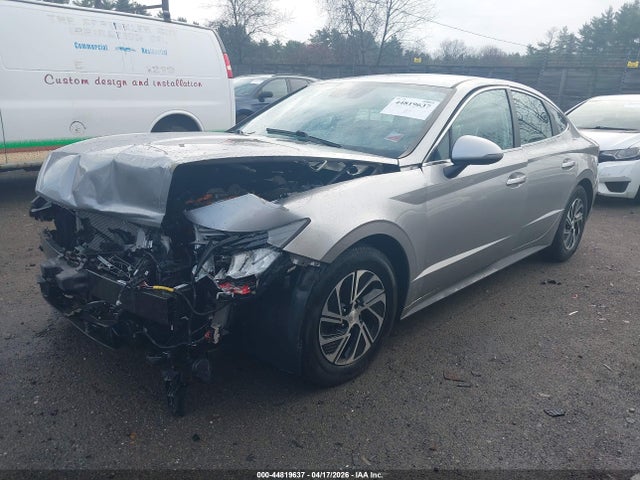 44819637 :رقم المزاد ، KMHL24JJ8MA017386 vin ، 2021 Hyundai Sonata Blue مزاد بيع