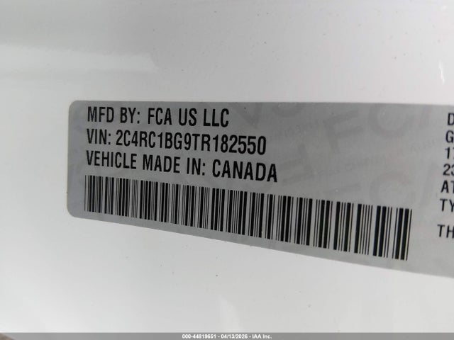 2026 CHRYSLER PACIFICA 2C4RC1BG9TR182550 Photo 8
