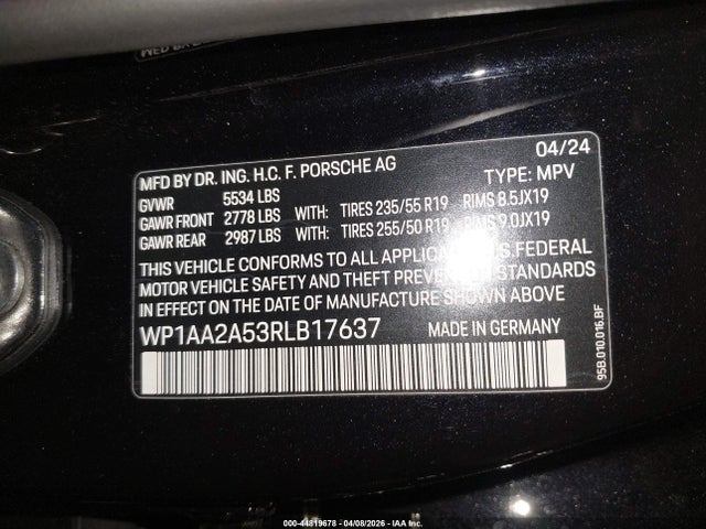 Porsche Macan T 2024 WP1AA2A53RLB17637 Image 9