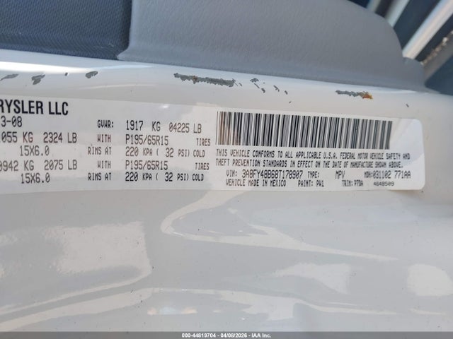 Aukcja sprzedaży 2008 Chrysler Pt Cruiser Lx, vin: 3A8FY48B68T178907, numer aukcji: 44819704