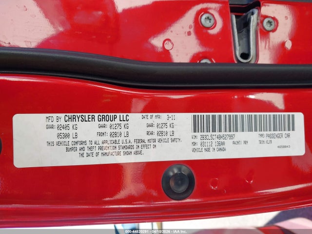 Aukcja sprzedaży 2011 Dodge Charger R/t, vin: 2B3CL5CT4BH527997, numer aukcji: 44820291
