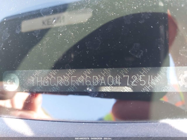 2013 Honda Accord Touring მანქანა იყიდება აუქციონზე, vin: 1HGCR3F96DA047254, აუქციონის ნომერი: 44820378