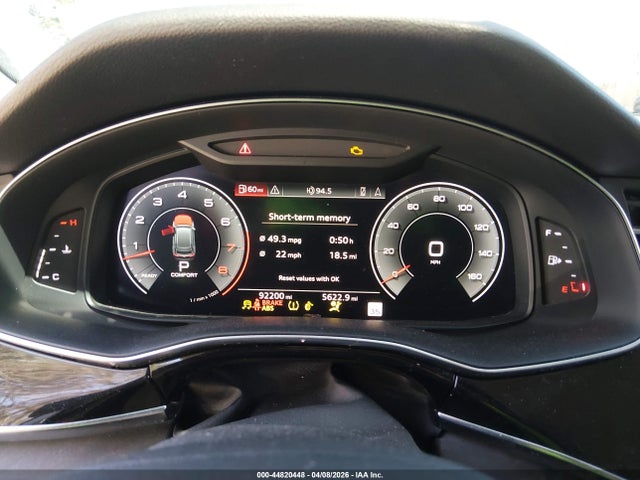 44820448 :رقم المزاد ، WA1BVAF16KD007265 vin ، 2019 Audi Q8 55 Premium مزاد بيع