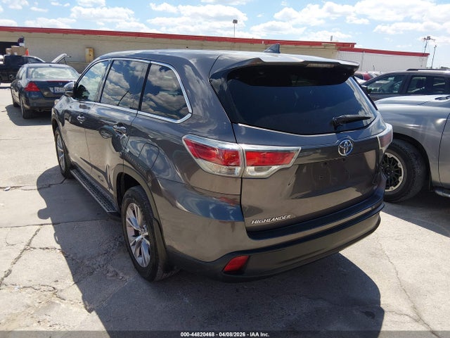 Toyota Highlander Le/le Plus 2015 5TDZKRFH5FS068075 Image 3