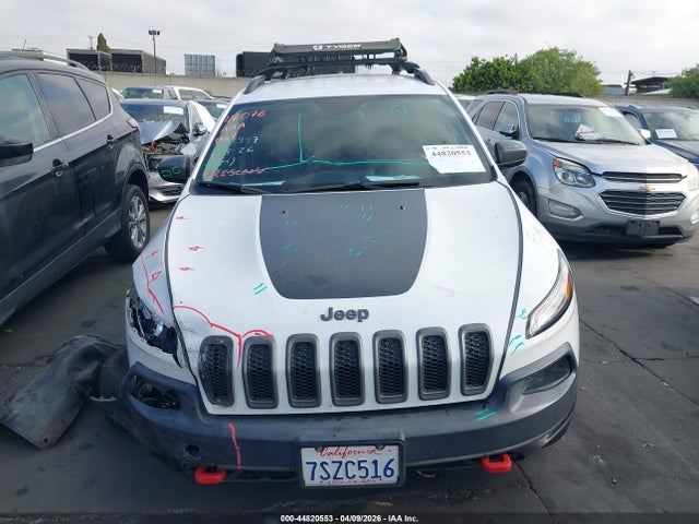 Aukcja sprzedaży 2016 Jeep Cherokee Trailhawk, vin: 1C4PJMBS0GW278034, numer aukcji: 44820553