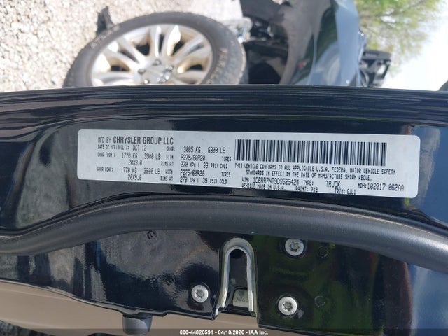 Продаж на аукціоні авто 2013 Ram 1500 Laramie, vin: 1C6RR7NT9DS525424, номер лоту: 44820591