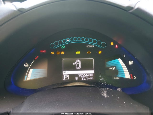 Продажа на аукционе авто 2015 Nissan Leaf S, vin: 1N4AZ0CP9FC312477, номер лота: 44820684