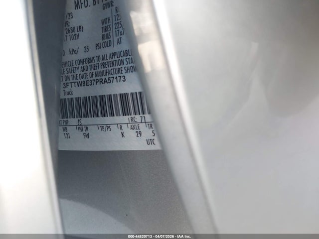 Ford Maverick Xl 2023 3FTTW8E37PRA57173 Image 9