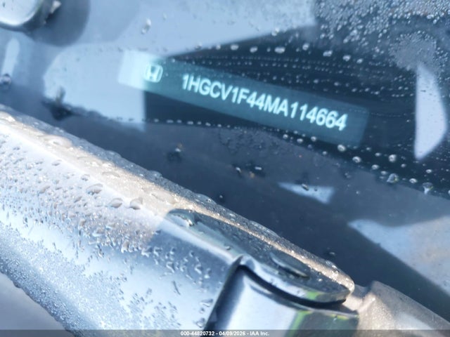 2021 Honda Accord Sport Special Edition მანქანა იყიდება აუქციონზე, vin: 1HGCV1F44MA114664, აუქციონის ნომერი: 44820732