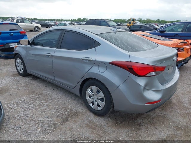 2016 Hyundai Elantra Se მანქანა იყიდება აუქციონზე, vin: 5NPDH4AE6GH777257, აუქციონის ნომერი: 44820890