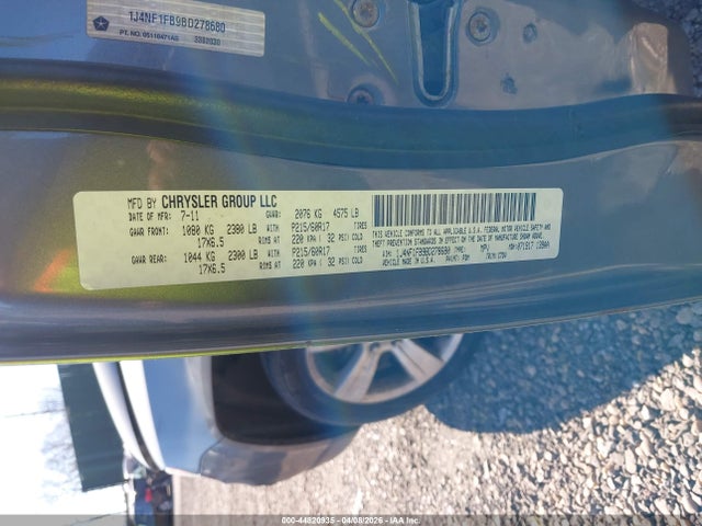 2014 Jeep Compass Latitude მანქანა იყიდება აუქციონზე, vin: 1C4NJDEB3ED632964, აუქციონის ნომერი: 44820935