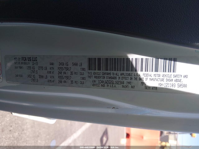 1C4HJWDG2GL162344 Jeep Wrangler Unlimited Sport