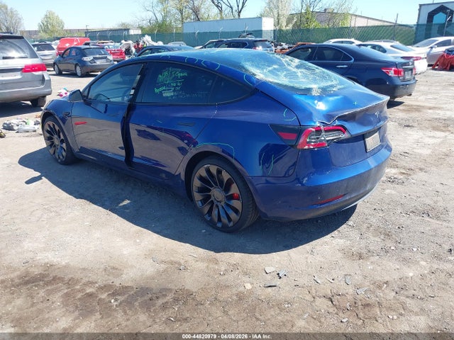 Auction sale of the 2022 Tesla Model 3 Performance Dual Motor All-wheel Drive, vin: 5YJ3E1EC4NF320597, lot number: 44820979