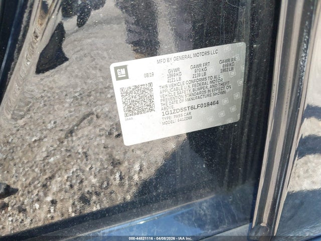 Продаж на аукціоні авто 2020 Chevrolet Malibu Fwd Lt, vin: 1G1ZD5ST6LF018464, номер лоту: 44821116