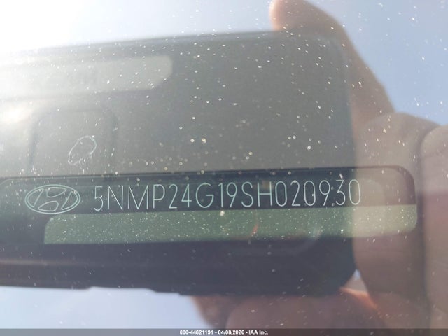 44821191 :رقم المزاد ، 5NMP24G19SH020930 vin ، 2025 Hyundai Santa Fe Hybrid Sel مزاد بيع