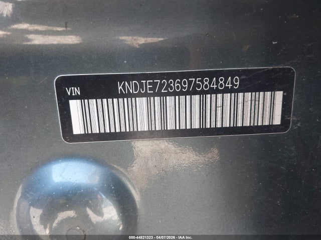 44821323 :رقم المزاد ، KNDJE723697584849 vin ، 2009 Kia Sportage Lx V6 مزاد بيع