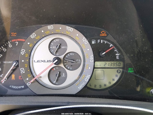44821435 :رقم المزاد ، JTHBD192920046998 vin ، 2002 Lexus Is 300 مزاد بيع