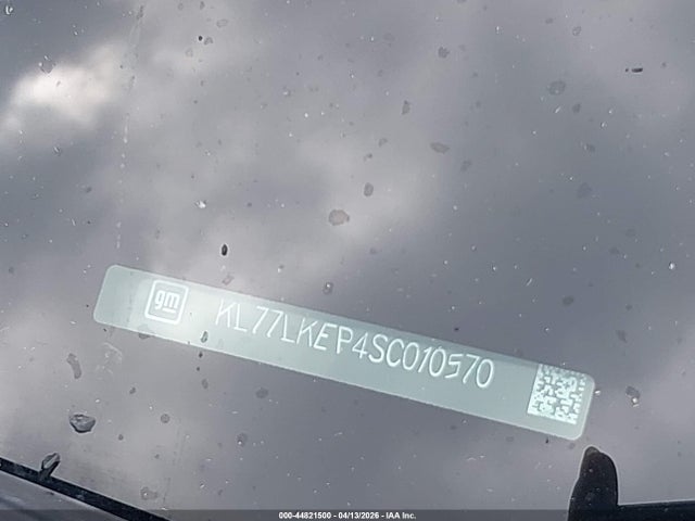 Aukcja sprzedaży 2025 Chevrolet Trax Fwd Activ, vin: KL77LKEP4SC010570, numer aukcji: 44821500