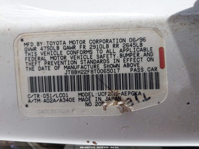 1996 LEXUS LS JT8BH22F8T0065017 Photo 8