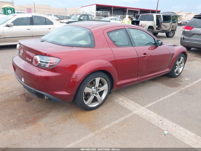 44821526 :رقم المزاد ، JM1FE173X60205402 vin ، 2006 Mazda Rx-8 6-speed Sport Automatic مزاد بيع