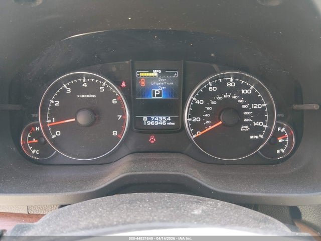Продаж на аукціоні авто 2014 Subaru Outback 2.5i Limited, vin: 4S4BRBMCXE3311001, номер лоту: 44821649