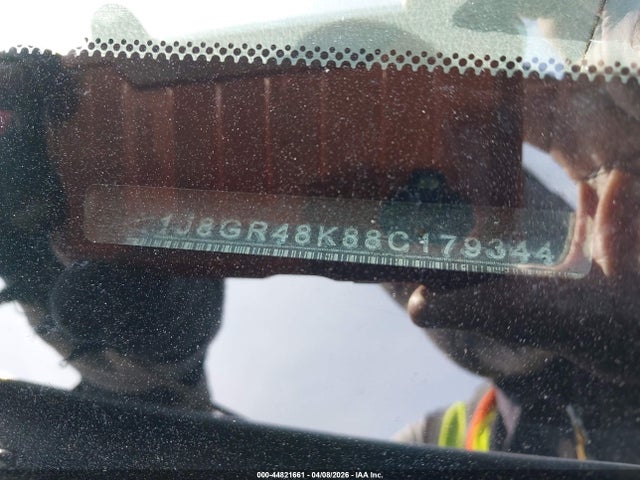 44821661 :رقم المزاد ، 1J8GR48K88C179344 vin ، 2008 Jeep Grand Cherokee Laredo مزاد بيع