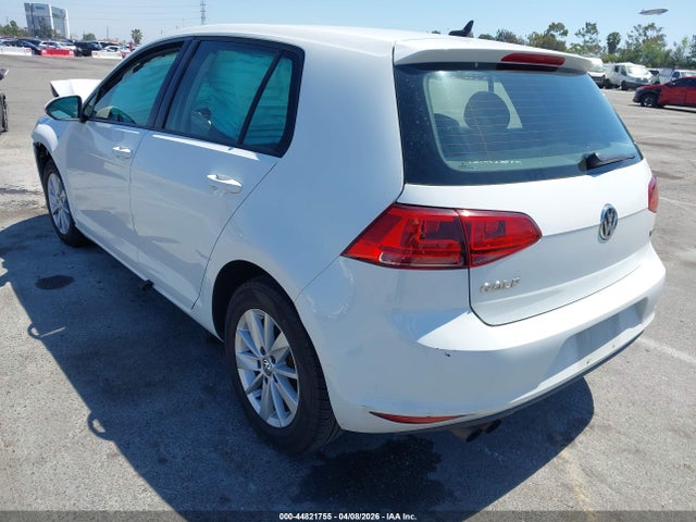 2016 Volkswagen Golf Tsi S 4-door მანქანა იყიდება აუქციონზე, vin: 3VW117AU7GM034775, აუქციონის ნომერი: 44821755